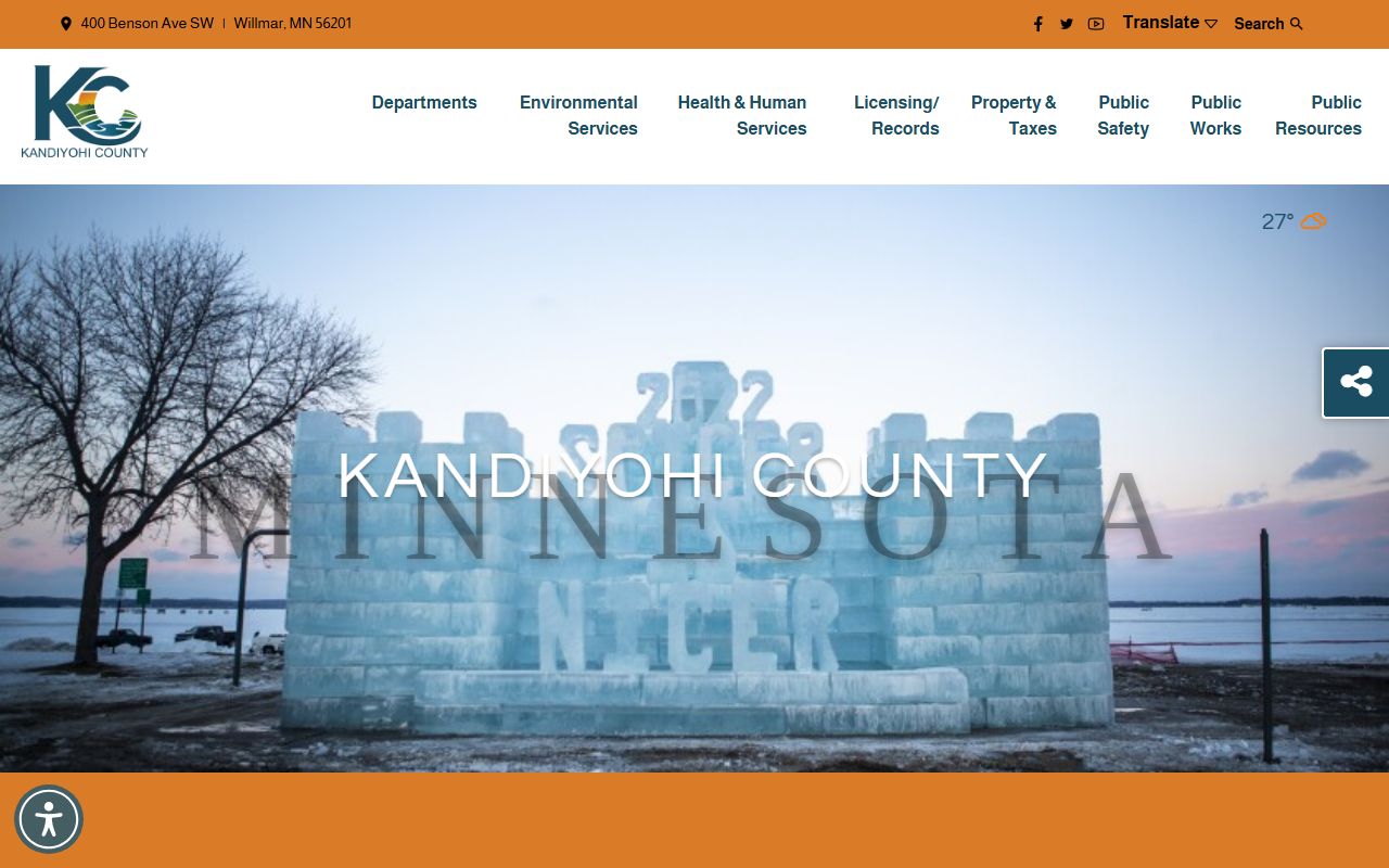 Kandiyohi County Sheriff's Office website