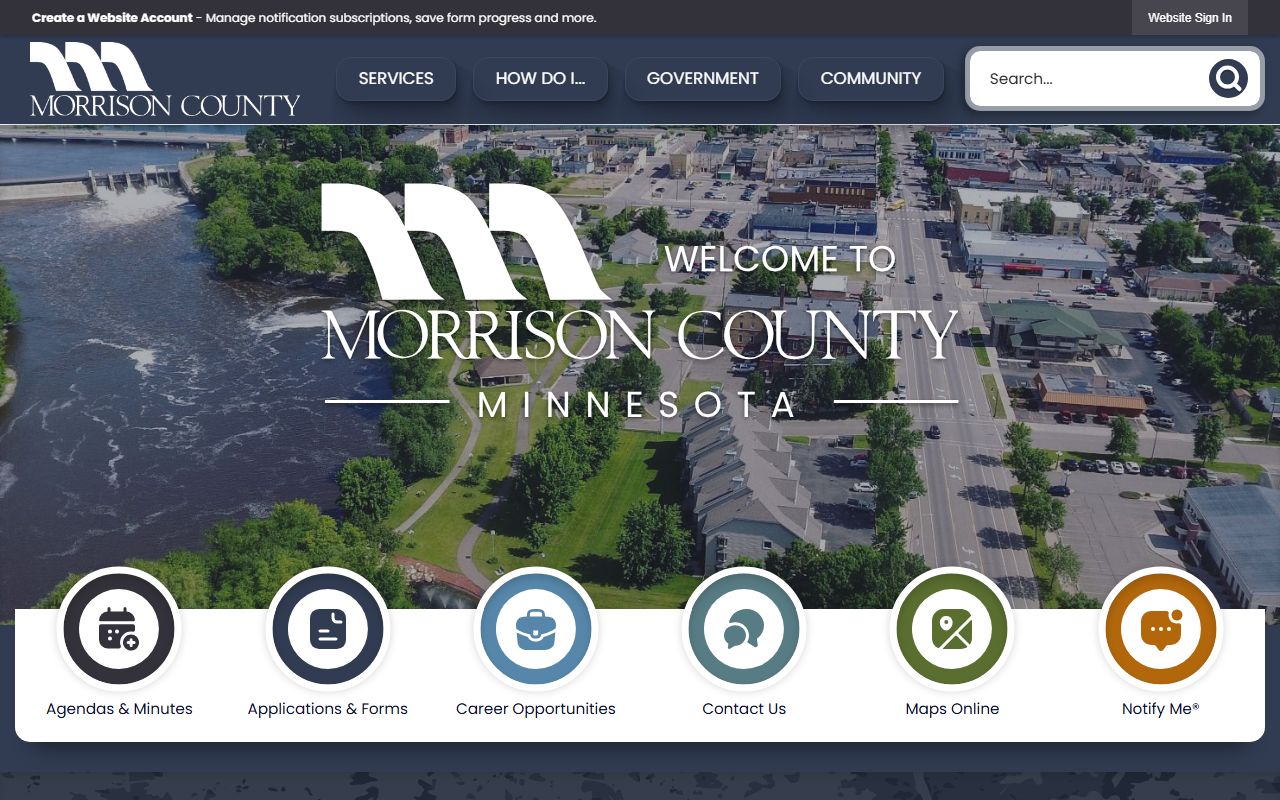 Morrison County Sheriff's Office website