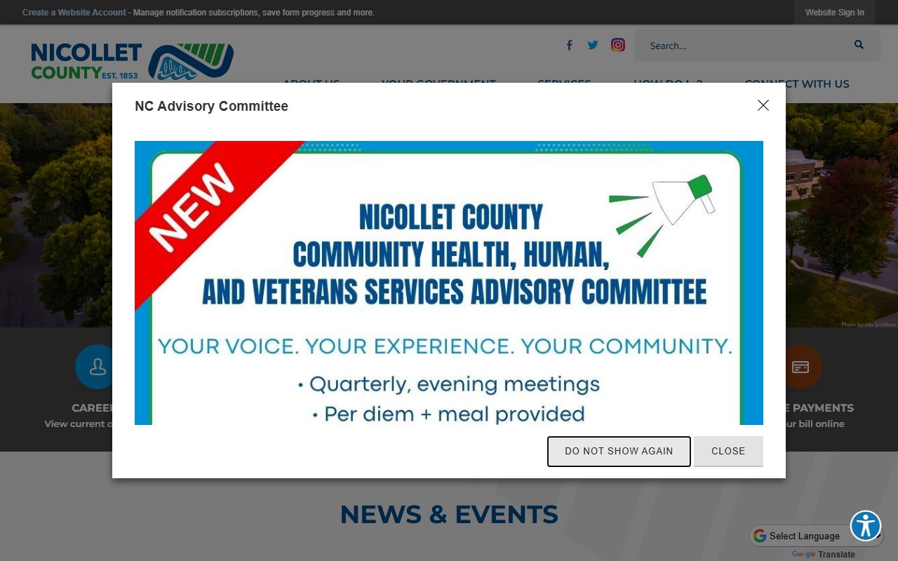 Nicollet County website