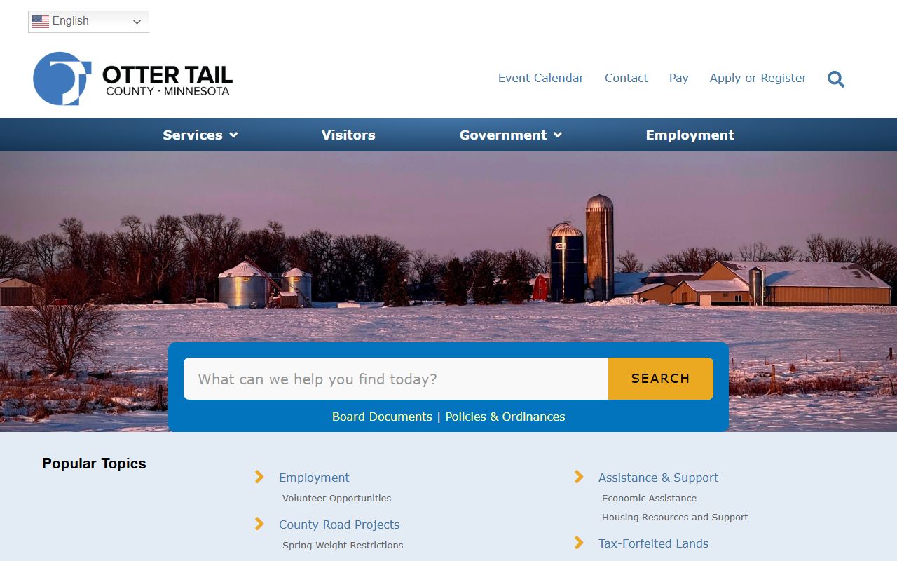Otter Tail County website