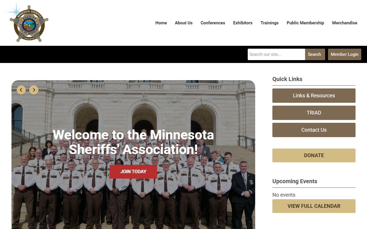 Minnesota Sheriffs Association representing county sheriff offices that maintain police blotter records
